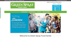 Desktop Screenshot of greensprayfoods.com